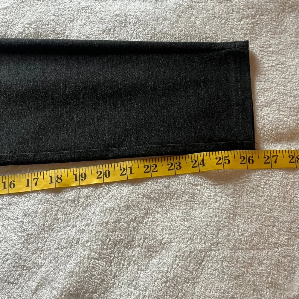 NWT Women's Tahari Charcoal grey stretch leggings Size 8 - Picture 10 of 10